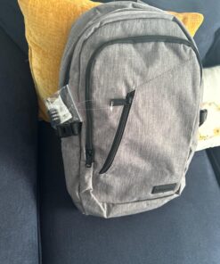 Mancro Laptop Backpack for Travel, Anti-theft Laptop Backpack for Men Business Backpack Work Daypack with USB Charging Port, Grey 15.6 inch 38 71wDvKrBdL