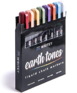 Alternative view of Pastel Chalk Markers, Dry Erase, Wet Erase Washable Markers - 5mm Tip Chalk Pens for Chalkboard, Chalkboard Sign, Window Markers, Drawing Markers, Markers for Kids Natural
