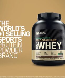 Optimum Nutrition Gold Standard 100 Whey Protein Powder Packaging May Vary, Naturally Flavored Chocolate, Chocolate, 76.8 Ounce 4.8 Pound (Pack of 1) 22 71wFDv46HVL