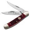 Boker Knives 110746 Copperhead Jigged Pocket Knife, Red