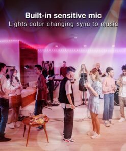 DAYBETTER Led Strip Lights 200ft (4 Rolls of 50ft) Ultra Long Smart Light Strips with App Voice Control Remote, RGB Music Sync Color Changing Lights for Bedroom, Kitchen, Party,Home Decoration 20 71wFeGMxYPL