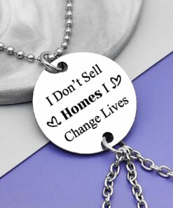 Realtor Gift for Women Men Car Hanging Ornament for Realtor Real Estate Agent Gift Thank You Gifts for Realtor Car Rear View Mirror Hanging Accessories for Real Estate Salesperson Gift for Birthday 10 71wFyCzIa4L