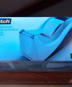 Scotch Desktop Tape Dispenser, Silvertech Two-Tone (C60-ST) 1 Count (Pack of 1) 60 71wG9rzEsnL