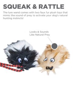 Outward Hound Tail Teaser Durable Dog Wand with Soft Plush Toys 22 71wGX1Sen8L