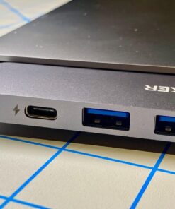 Anker USB C Hub for MacBook, 7-in-2 USB C to C Adapter, Compatible with Thunderbolt 3 Port, 100W Power Delivery, 4K HDMI, USB C and 2 USB A Data Ports, SD and microSD Card Reader 39 71wH6vJ7TL 1