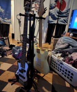 Gator Frameworks Adjustable Double Stand Holds Two Electric or Acoustic Guitars (GFW-GTR-2000) Double Guitar 35 71wH9pfMdSL