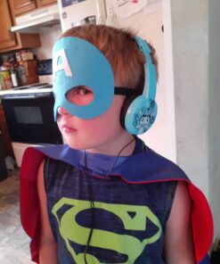 RioRand Kids Dress Up 5PCS Superhero Capes Set and Slap Bracelets for Boys Costumes Birthday Party Gifts 39 71wHJFf sL