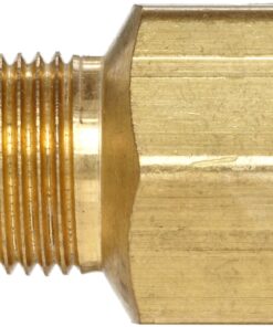 Anderson Metals - 56120-0808 Brass Pipe Fitting, Adapter, 1/2" Male Pipe x 1/2" Female Pipe 1/2" x 1/2" 19 71wHZThCJbL