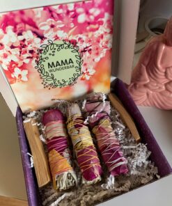 MAMA WUNDERBAR Sage Bundles* White Sage and Palo Santo * Handmade Smudge Kit * Floral Sage Sticks 34 71wHk48Vf0L