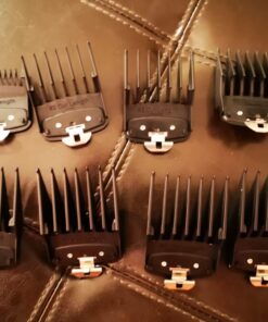 Wahl Professional Premium Black Cutting Guides #3171-500 - 1/8" to 1" - Fits All Full Size Wahl Clippers (Excludes Detachable Blade Clippers) 8 Pack 45 71wIDOzGzCL