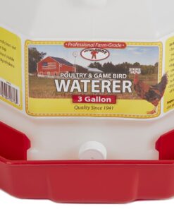 Alternative view of Little Giant® Plastic Poultry Waterer | Heavy Duty Plastic Gravity Fed Water Container | Easy to Fill | Snap on Jar | 3 Gallons