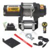 SINOKING 4500lb 12V UTV/ATV Winch with 1/4”x 32ft Rope, Wired and Wireless Control D4500 47 71wItTJdamL