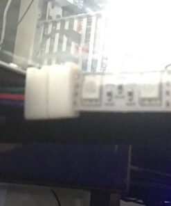 5050 4Pin LED Strip Connector Kit - iCreating 10mm RGB 4 Pin LED Connector Accessories Kit Include L LED Connectors for Strip Lights, 4-pin LED Light Strip Connectors with Wire, LED Extension Cable 16.4ft 27 71wJ96ATklL