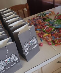 BLUE PANDA Gamer Party Favor Bags, Video Game Party Supplies (5 x 8.5 x 3 in, 36 Pack) 41 71wKAvxfGQL