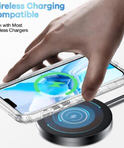 ORIbox for iPhone 14 Case for iPhone 13 Case, Heavy Duty Shockproof Anti-Fall Clear Case Crystal Clear 30 71wKcwxzrJL 1