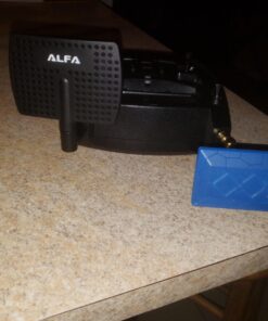 Alfa 2.4HGz 7dBi RP-SMA Panel Screw-On Swivel Antenna Netwrok Adaptors - Also Works for 3DR Solo Drone, DJI Phantom 3 Drone, Yuneec Typhoon H ST16 Controller, adds Range 34 71wKfJmqZDL