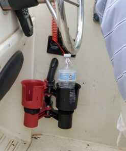 ROBOCUP 12 Colors, Best Cup Holder for Drinks, Fishing Rod/Pole, Boat, Beach Chair, Golf Cart, Wheelchair, Walker, Drum Sticks, Microphone Stand Standard Spring Navy 33 71wKuqlyg3L