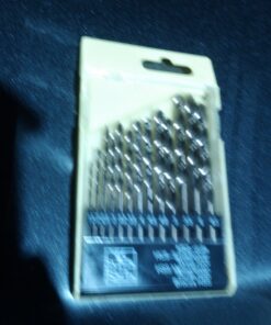 Hymnorq Metric M35 Cobalt Steel Extremely Heat Resistant Twist Drill Bits with Straight Shank Set of 13pcs to Cut Through Hard Metals Such as Stainless Steel and Cast Iron 13pcs(Plastic Case) 25 71wL BkI10L