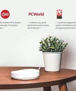 Alternative view of TP-Link Deco Mesh WiFi System(Deco M5) –Up to 5,500 sq. ft. Whole Home Coverage and 100+ Devices,WiFi Router/Extender Replacement, Anitivirus, 3-pack 3-5 Bedrooms, 3-pack