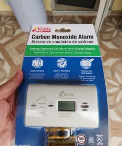 Kidde Carbon Monoxide Detector, AA Battery Powered CO Alarm with LEDs, Test-Reset Button, Low Battery Indicator, Portable KN-COPP-B-LPM 45 71wM0YJMutL