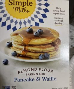 Simple Mills Almond Flour Pancake & Waffle Mix, Original - Gluten Free, Plant Based, Paleo Friendly, Breakfast 10.7 Ounce (Pack of 1) Almond Flour Original 10.7 Ounce (Pack of 1) 35 71wMQqF2txL