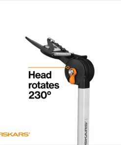 Fiskars 7.9'-12' Extendable Tree Pruning Stik Pruner - Rotating Sharp Precision-Ground Steel Blade for Cutting up to 1.25" Diameter Pruning Stick Extenable 7.9'-12' 29 71wN8D1NSCL
