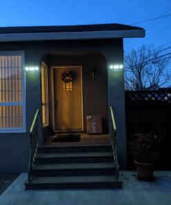 Lemontec Solar Lights, 62 LED Wall Solar Light Outdoor Security Lighting Nightlight with Motion Sensor Detector for Garden Back Door Step Stair Fence Deck Yard Driveway, 2 Pack 57 71wNhjuzLuL