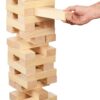 Kangaroo - 54 PC Premium Pine Wood Pull N Stack Giant Wooden Tower Game | Wooden Blocks Floor Game for Kids and Adults Over 5 Feet | Includes Carry Bag and Game Rule Sheet 5 71wNuwExrvL