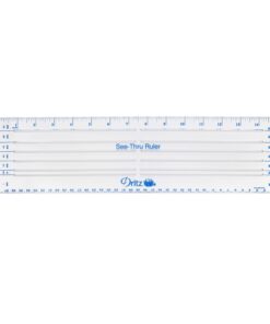Alternative view of Dritz See-Thru Dressmakers Sewing Ruler, Clear See-Thru Dressmaker's Ruler