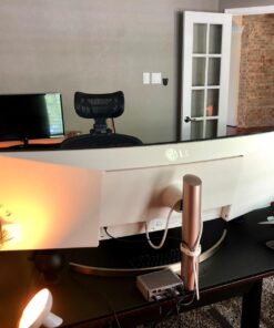 LG 49WL95C-W Ultrawide Dual QHD Monitor 49" 32: 9 (5120 x1440) Curved IPS Display, HDR10, USB Type-C, HDR 10, Ambient Light Sensor, 2 x 10W Stereo Speaker 54 71wP7norswL