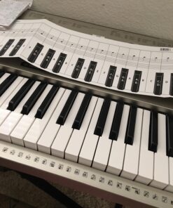 Practice Keyboard & Note Chart for Behind the Piano Keys 36 71wPBqPxhwL