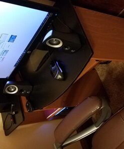 Furinno Econ Multipurpose Computer Writing Desk, Light Cherry/Black With Storage 42 71wPaj95QBL