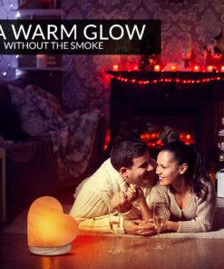 Himalayan Glow 944AC-1 Multicolor, Pink Night Light, Hand Crafted Need Wooden Base, USB Plug & Adapter, Salt Lamp Bulb, 4-5 LBS, Choice Heart Salt Lamp 26 71wPhKHj5L 1