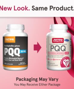 Jarrow Formulas PQQ 20 mg - 30 Servings (Capsules) - Aids Mitochondrial Biogenesis & Metabolism - Supports Brain, Heart Health & Cognitive Function - PQQ Dietary Supplement - Gluten Free 9 71wQHgskO9L