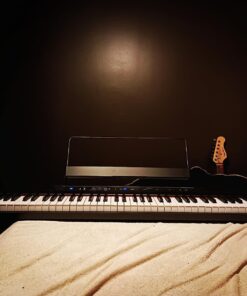 Alesis Recital – 88 Key Digital Piano Keyboard with Semi Weighted Keys, 2x20W Speakers, 5 Voices, Split, Layer and Lesson Mode, FX and Piano Lessons Piano Only 41 71wQp6ewYuL