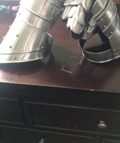 Metal Armour Hand Gloves Pair with Inviting Decor Appeal-(36302) halloween Gloves 26 71wRBt0YcL