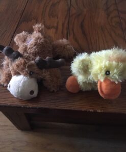 KONG - Plush, Low Stuffing Squeak Duck Dog Toy - Replacement Squeaker Included- For Small Dogs 1 Pack 35 71wS9kDjSrL