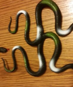 Fun Central 12 Pack - Realistic Rubber Snakes Toys for Garden in Bulk - 22 inches 42 71wTWHedDiL