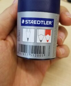 Staedtler 512 001 ST Double-hole Tub Pencil Sharpener 1-2/3 L x 2-1/4 W x 1-2/3 H in Blue, Silver 36 71wToNV0QL