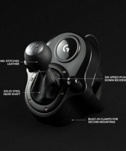 Logitech G920 Driving Force Racing Wheel and Pedals, Force Feedback + Logitech G Driving Force Shifter - Xbox Series X|S, Xbox One and PC, Mac - Black Xbox X|S, Xbox One, PC/Mac Wheel + Shifter 19 71wUzKnnopL