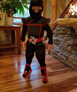 Stealth Toddlers Ninja Costume Medium (3T-4T) Black Standard Packaging 21 71wV7WLkKrL