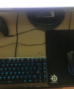 SteelSeries QcK Gaming Surface - Medium Thick Cloth - Peak Tracking and Stability - Black 24 71wVEGVlPtL