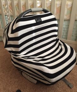 Baby Car Seat Cover Canopy and Nursing Cover Multi-Use Stretchy 5 in 1 Gift "The Classic" by Copper Pearl 49 71wVhC98IkL