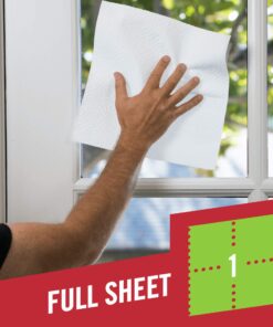 Brawny Tear-A-Square Paper Towels, 16 Double Rolls = 32 Regular Rolls, 3 Sheet Size Options, Quarter Size Sheets 22 71wVyNdRhxL