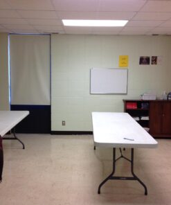 Hoffmaster 114000 Plastic Tablecover Roll, 300' Length x 40" Width, White 40" X 300' Roll 21 71wWR6KQFWL