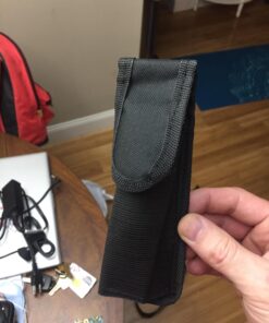 SABRE Nylon Belt Holster for Magnum 120 Series, Fits 122 Gram (4 Ounce) Models, Provides Quick Access To Protection, Durable Design, Velcro Closure Black 19 71wWWf2OMjL