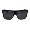 SA106 All Black Limo Flat Top Mob Oversized Rectangular Sunglasses 28 71wX544qMBL