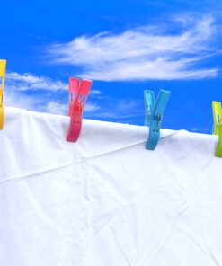 ESFUN 16 Pack Beach Towel Clips Holder for Pool Chairs on Cruise-Jumbo Size,Plastic Clothes Pegs Hanging Clip Clamps to Keep Your Towel from Blowing Away,Fashion Bright Color 16pcs 22 71wXBHQMGRL