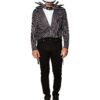 Jack Skellington Adult Halloween Costume 42-46 Multi 28 71wXfUHaspS