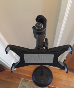 IK Multimedia iKlip Xpand Tablet Holder for mic Stands, fits iPad and Android Tablets Between 7" to 12.9" with an Adjustable 360° Swivel and Soft-Touch fit 29 71wXfb7D6eL